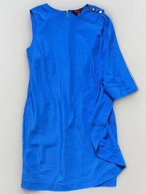Ted baker Blue Flowy, Drapey Dress Size 2